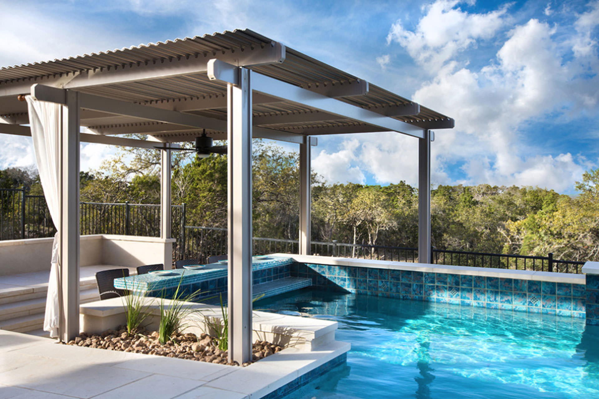 Poolside Shade Ideas Beyond Large Patio Umbrellas